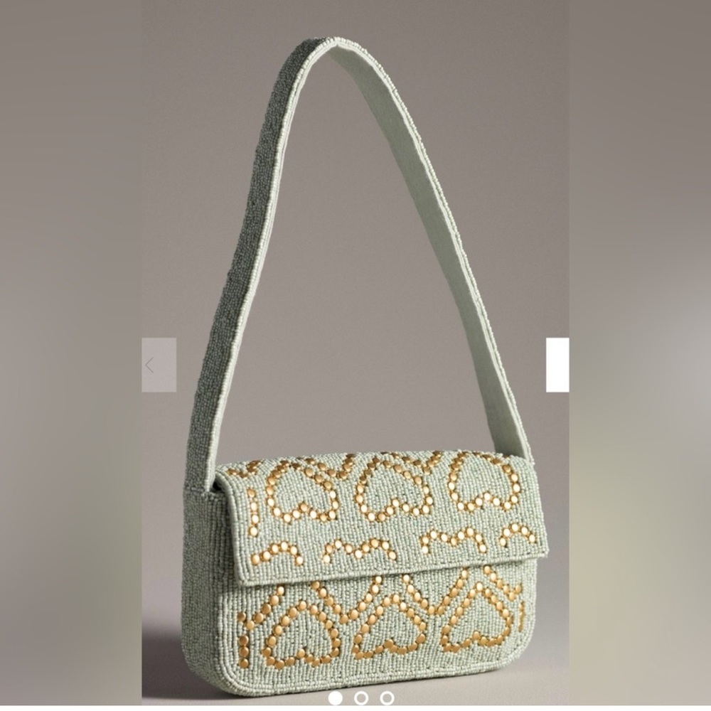 NWT Anthropology Fiona beaded bag